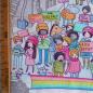 Preview: Baumwolljersey Wir sind mehr von Susalabim bunt – Bio